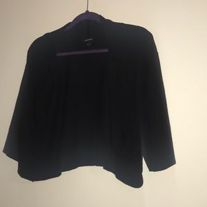 Short Sleeve Crop Open Cardigan